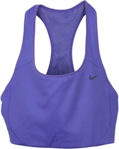 NEW NIKE [M] Women DRI-FIT Y Back HIGH SUPPORT Yoga Sports Bra-Purple 706579-553 - Picture 1 of 2