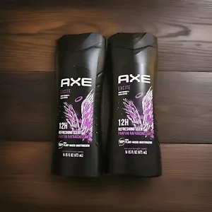 2 Pack AXE Excite Body Wash 16 fl oz “Crisp Coconut and Black Pepper” - Picture 1 of 1