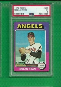1975 Topps Nolan Ryan California Angels  #500 ⭐️💥🎯  PSA Graded 5 - Picture 1 of 2