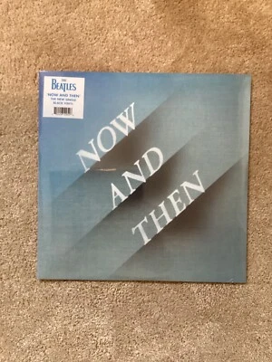 The Beatles - Now and Then - 12-inch Black Vinyl - Sealed - 45 rpm - Image 1 of 4
