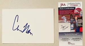 Carta Christopher Nolan firmata autografata 4x6 certificata JSA Batman Inception - Foto 1 di 1