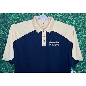 Neu mit Etikett Georgia Tech gelbe Jacken GT Letterwinners Club Poloshirt XL blau gold - Bild 1 von 6