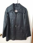 Leather Jacket / Coat Woman's Mardini Genuine Leather  - Black Size S