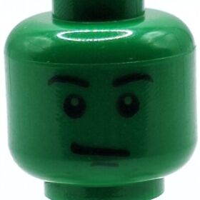 Lego Toy Story GREEN MINIFIG HEAD Boy Smile Army Man Medic Soldier Head 7595