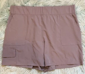 RBX Gym Shorts Size XL Gray Solid Pockets Pull On Athletic Workout Womens - Picture 1 of 3