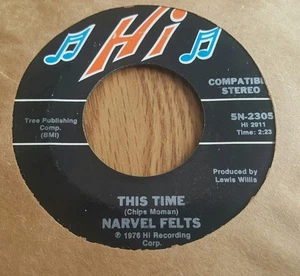 Narvel Felts ‎– This Time / I Had To Cry Again ~ (VG+) - Bild 1 von 2