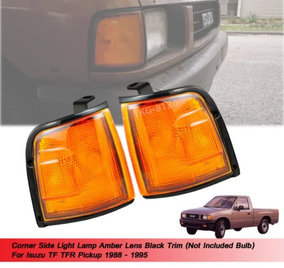 Corner Light Lamp Amber Lens Black Trip For Isuzu TF TFR Pickup 1988 - 1995 - Изображение 1 из 4