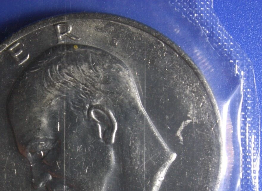 MISSING "TY" in "LIBERTY" Gem BU  1973-P Eisenhower dollar Mint Cello IKE (U2) - Image 1 of 4