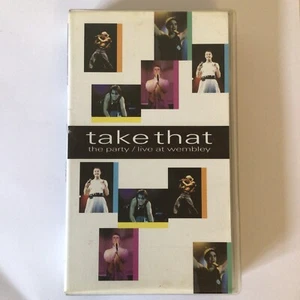 TAKE THAT THE PARTY LIVE AT WEMBLEY VHS VIDEO CASSETTE - Picture 1 of 4