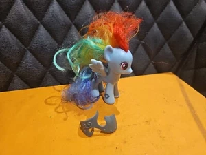 My Little Pony G4 FiM 3" Brushable Rainbow Dash Movie Style 2010 - Picture 1 of 5