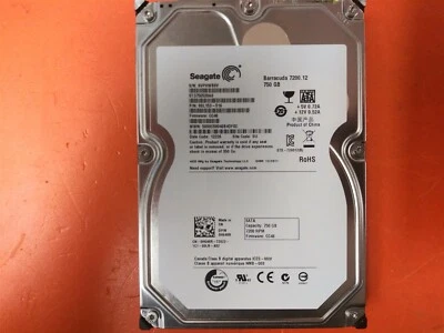 ⭐️⭐️⭐️⭐️⭐️ HDD Hard Drive SATA Desktop 3.5" Seagate ST3750528AS 750GB 9SL153-516 - Image 1 of 3