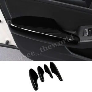 4x For Honda Civic 2022-2025 Interior Door Armrest Panel Cover Trim Gloss Black - Picture 1 of 6