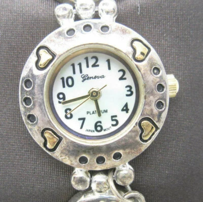 Women's Geneva Platinum Water Resistant Analog 24mm Dial Watch (D89) - Image 1 of 4