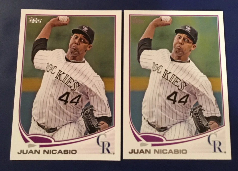 2013 Topps # 380 JUAN NICASIO Lot 2 Colorado Rockies Nice Look ! - Image 1 of 1