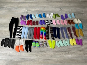 VINTAGE BARBIE FOR KEN  WHITE BLACK GREEN RED RAINBOW SOCKS HUGE LOT! - Picture 1 of 5