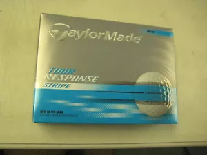 1 dozen BRAND NEW 2025 Taylor Made Tour Response golf balls Stripe blue - Picture 1 of 1