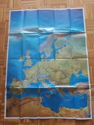 Landkarte topografisch Shell Atlas 40 jähriges Jubiläum  - Bild 1 von 3