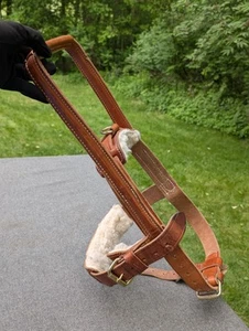 Arnés vintage de cuero MOVILIDAD para perros mango fijo tamaño mediano-grande. - Imagen 1 de 18