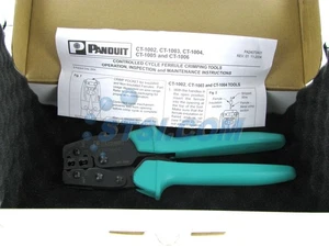 Panduit CT-1005 Ferrule Crimping Tool, New in Box ~STSI - Picture 1 of 6