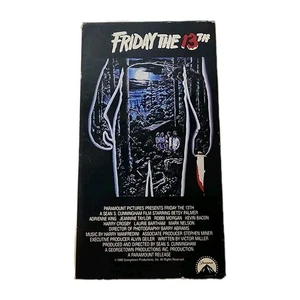 Friday the 13th 1994 VHS Tape Jason Paramount Horror / Slasher - Kevin Bacon - Picture 1 of 11