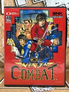 SNK Neo Geo AES Ninja Combat con Caja Auténtico Probado y Funcionando - Imagen 1 de 12
