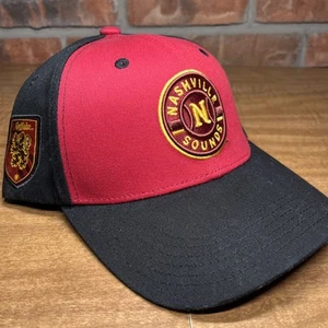 Nashville Sounds Gryffindor Harry Potter Embroidered Red Black Snapback Hat MiLB - Picture 1 of 10