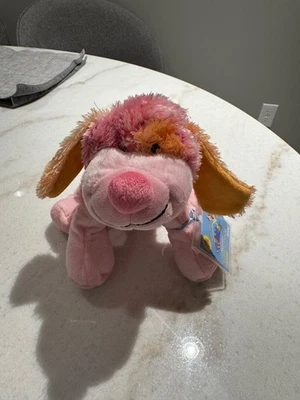 Новый с Ярлыками Webkinz розовый дырокол нахальная собака сняты с производства плюшевый w неиспользованный код - Изображение 1 из 4