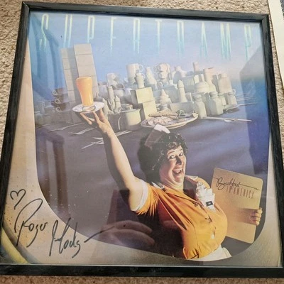 Supertramp Breakfast in America LP Vinyl Record Autographed With Certificate - Image 1 of 2