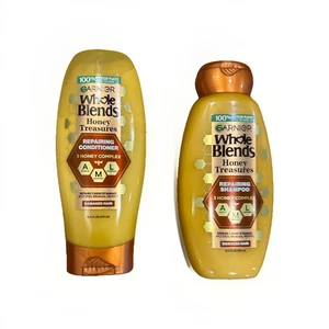 Garnier Mezclas Enteras Honey Treasures Set Champú Reparador Acondicionador Nuevo - Imagen 1 de 2