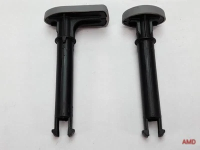 2003 BMW 330ci 325ci E46 Convertible Rear Right Headrest Guide Set Gray 8268944 - Image 1 of 3