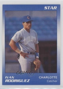 1990 Star Charlotte Rangers Ivan Rodriguez #22 HOF - Picture 1 of 4
