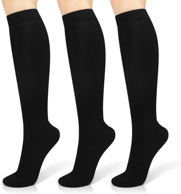 3 Paia Calze a Compressione Graduata per Donne E Uomo, Potenziano Circolazione,  - Immagine 1 di 4