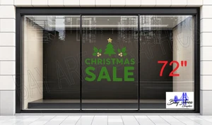 Weihnachten SALE Einzelhandel Fenster Vinyl Aufkleber Schild Oracal 651 Outdoor wasserdicht🎄 - Bild 1 von 23