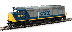 Walthers 910-9477 HO CSX EMD F40PH Diesel Locomotive - Standard DC #9994 - Picture 1 of 4