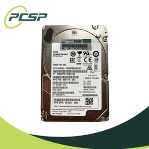HPE Seagate 300GB 10K SAS 2.5" HDD EG000300JWEBF 869714-001 ST300MM0048 - Imagen 1 de 3