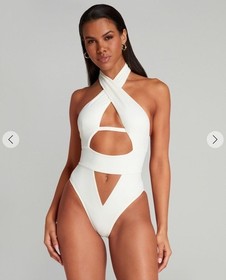 AGENT  PROVOCATEUR Anja White Swimsuit AP3 Medium EUC