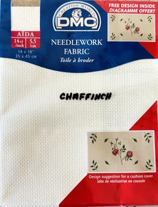 DMC 14 count Aida Needlework Fabric 14 in x 18 in “Off- White”, DC27U - Picture 1 of 4