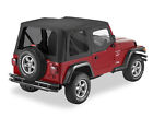 TJ Black Denim Replacement Soft Top for Jeep Wrangler w/ Tinted Windows