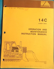 FIAT ALLIS 14C CRAWLER DOZER OPERATOR OPERATION & MAINTENANCE MANUAL BOOK