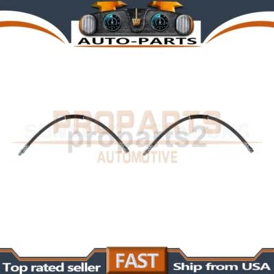 For 2007 2008 2009 2010 Mercedes-Benz CL550 5.5L Front Brake Hydraulic Hose 2x - Image 1 of 4