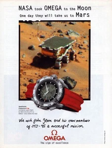 Omega Speedmaster The Mars Watch Nasa Astronaut Original Printanzeige 1998!! - Bild 1 von 1