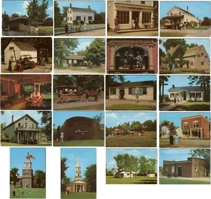 Greenfield Village Dearborn Michigan Vintage Lot 20 Miniatur Souvenir Karten - Bild 1 von 7