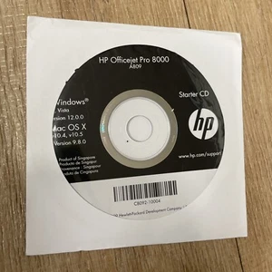 HP Office Jet 8000 Software Starter CD Vintage - Picture 1 of 1