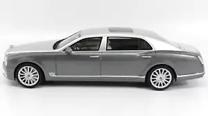 GT Spirit 2016 BENTLEY MULSANNE EWB BLACK SILVER 1:18 LE 999pcs*New! VERY RARE! - Picture 1 of 9