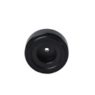 1 Stck. Aluminium Fuß Pad Ständer Basis schwarz 44x17 mm für Audio Amp Lautsprecher Plattenspieler