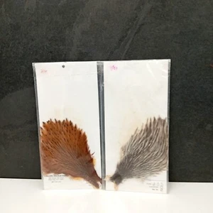 Collins Hackle Farm Hen Fly Tying Capes Grade 1 Rare - Picture 1 of 5