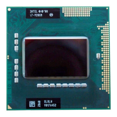 Intel Core i7-920XM 2 GHz Quad-Core 8 threads 8M Socket G1 SLBLW CPU Processor - Image 1 of 4