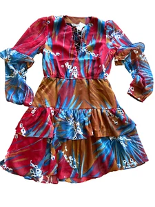 NWT NEW Walter Baker short cocktail dress long sleeve lined S SMALL DEVINA DRESS - Picture 1 of 9