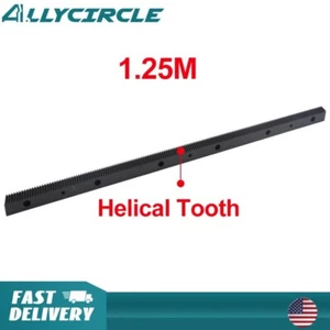 8PCS 1.25Mod Gear Rack denti elicoidali 22*25*1400mm router CNC X.Y movimento lineare - Foto 1 di 10