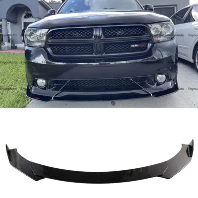 For Dodge Durango UNIVERSAL Front Bumper Lip Spoiler Splitter Glossy Black - Image 1 of 4